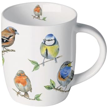 Petite tasse en Porcelaine Fine Espèces d'oiseaux