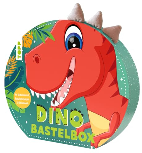 Dino-Bastelbox. Mit Anleitungen, Bastelmaterial und Mitmachbuch: 8 Anleitungen, buntes Bastelmaterial, Mitmachbuch (16 Seiten, A5, Softcover) ... Anleitungen, Bastelmaterial und Mitmachbuch)