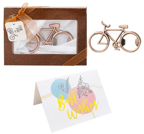 Tire-Bouchon de Vélo Mural Multifonction avec Carte de Vœux - Décoration et Cadeau