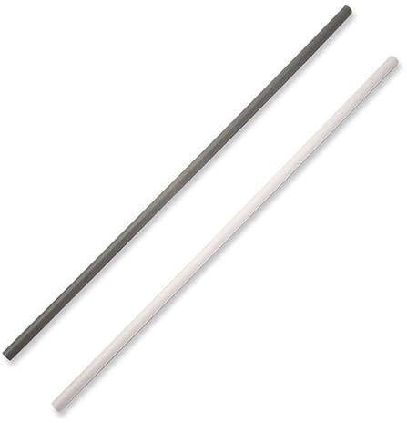 PIRO89 - Asta per bandiera in plastica - 2 pezzi ad incastyro - Totale lunghezza due metri