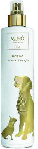 MUHA' | Profumo per Cani, Fragranza Carezza di Vaniglia, Delicato e Senza Alcol, Formato da 150 ml