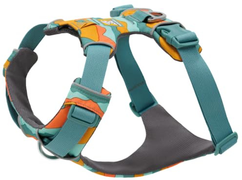 RUFFWEAR Front Range Harness - Reflective, Adjustable, No Pull Dog Harness - XX Small, 2 Lead Attachments & V Ring