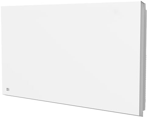 BESTHERM - Radiador eléctrico fijo conectado WIFI con inercia seca cerámica 1500 W Bestherm NESSA CONNECT horizontal blanco