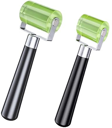 AIVORO 2 Pièces Rouleau de Pression à Main,Outils Rouleau De Pression De Main De Couture,Papier Peint Couture Outil à Main Rouleau, Bruit Rouleau de Compactage pour Papier Peint(30|50CM)