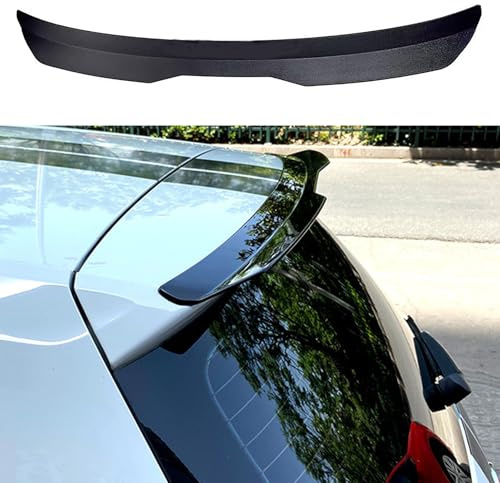 GCSDMJ Auto ABS Spoiler Posteriori per Fiat Grande Punto (199) 2005 2006 2007 2008 2009, Bagagliaio Alettone Posteriore Anticorrosione AntiGraffio Decorazione Accessori,Bright Black