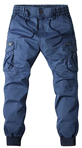 Pantaloni Da Lavoro Uomo Cotone Sportivi Leggero Comodo Cargo Pants Estivi Elasticizzati Larghi Pantaloni Da Lavoro Con Tasche Laterali Trekking Pantalone Tuta Tattici Baggy Militari Pantalone Lungo
