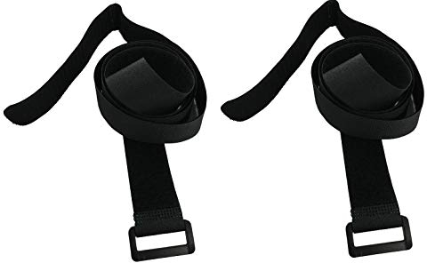 Lot de 10 sangles Velcro avec boucle/œillet – Fermeture Velcro Expander – 100 % nylon – robuste et longue durée – Fixation rapide et facile – Pour le camping, le bricolage, l’atelier