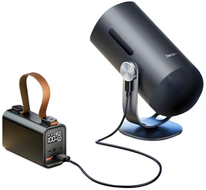 Dangbei Freedo Smart Full HD-projektor med powerbank, bärbar design och KI bildjustering för mobil underhållning