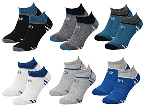 OZABI - Chaussettes homme Sergio Tacchini Socquettes Tiges courtes Pack de 6 Paires MEN SNEAKER 6362 43/46