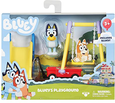 Bluey, S2, Mini PLAYSET, Park, Schwarz