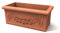 Kloris Jardinière rectangulaire en résine 80 cm, Couleur Terre Cuite, polyéthylène, Design Classique pour l'extérieur, 45 litres, 80 x 40 cm, Hauteur 34 cm, fabriqué en Italie
