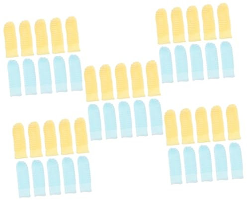 Toddmomy 50stücke Fingerzahnbürste Für Hunde Und Katzen Sanfte Und Effektive Zahnreinigung Für Kleine Tiere Langlebig Und Praktisch Plaque Und Zahnstein Verbessert Die Mundhygiene