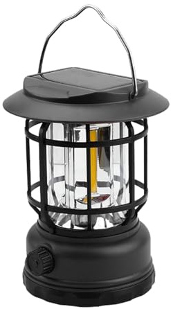 Uppladdningsbar campinglykta | Vintage LED-lykta | gårdsplan campinglampa | Vattentåliga lyktor, utomhus LED-lyktor, strömavbrott lykta, uppladdningsbart utomhusljus