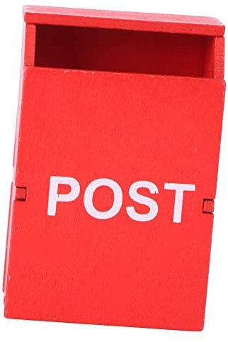 NUOBESTY 1pezzi Postale in Miniatura Vintage Mobili Per Mini Case Mini Oggetti Scena Forniture Per Case Decorazione