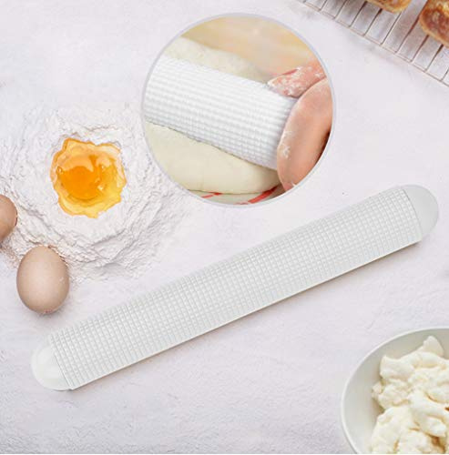 Generic Rodillo de Masa Antiadherente para Hornear Cocina, Rodillo de Fondant Esencial para Dar Forma y Alisar la Decoración de Pasteles, Resina ABS de Grado Alimenticio, 9.8 Pulgadas, para Masa de