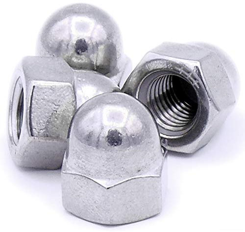 M12 (12mm) Dome Cap Nut - Stainless Steel (A2) (Pack of 4)