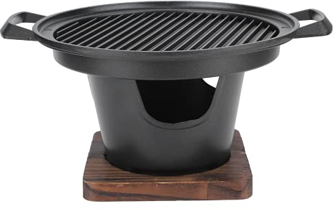 Clasken Cuisinière à barbecue portable, mini barbecue sans fumée, pour usage domestique, grille pour barbecue coréen, grille pour fumeurs de table pour usage domestique