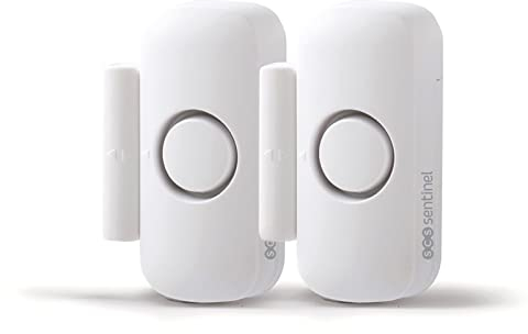 SCS Sentinel - SAL0063 - Alarma con sensor de apertura de puertas y ventanas - DoorAlarm DUE (Juego de 2)