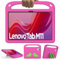 GOZOPO Custodia per Bambini per Tablet Lenovo Tab M11 11 Pollici TB330FU 2024, Custodia Leggera Antiurto con Manico e Supporto - Rosa