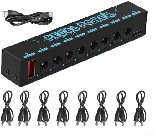 Multieffekt Strömförsörjning, Gitarrpedaler Strömförsörjning, Metall För Gitarr Effekt Pedal
