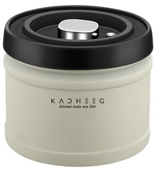 Boîte à café hermétique – Boîte de rangement scellée sous vide, Gator de stockage de café | Pots de stockage de café avec pompe à vide, récipient de stockage en acier inoxydable pour grains de café, t