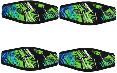 WOONEKY 4stücke Diving Mask Strap Cover Neopren Dekorativer Schutz Für Haar Und Maskenband Für Schnorcheln Und Tauchen Und Langlebig Verhindert Haarziehen