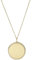 Fossil Women's goldfarbene Edelstahlkette mit Karabinerverschluss Runde Halskette mit Anhängern