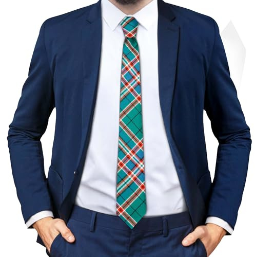 BRAW CLANS TARTANS Ingles Buchan Tie Special made scegli il tuo tartan per ottenere la tua cravatta speciale fatta, MacFarlane Caccia Antico, standerd