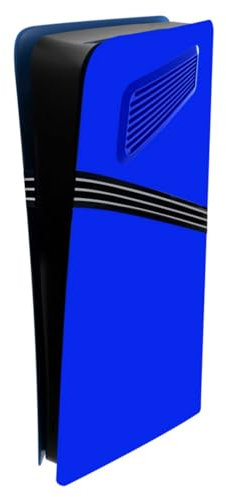 Cover Plates for PS5 Pro Digital Edition Console with Cooling Vents, Shell Panels Compatible with PlayStation 5 Pro Accessories Protective Replacement Faceplate (Blue)