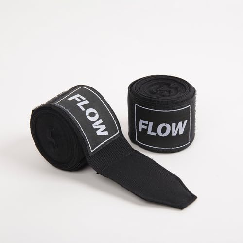 Flow Fightgear Bende Boxe - 4,5 m - mexikansk stil - svart