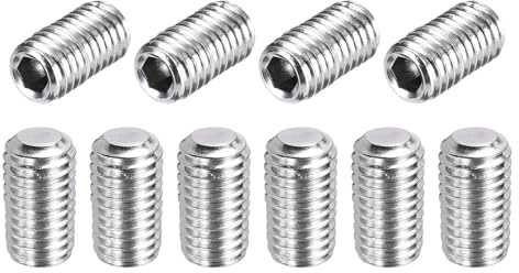 QUARKZMAN 10 tornillos prisioneros M10-1, 5 x 14 mm de acero inoxidable 304 | con punta de copa y cabeza Allen, con hexágono interior, para reparación de accesorios de baño muebles
