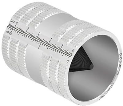 Herramienta Desbarbadora De Tubos – Aleación De Aluminio | Máquina De Desbarbado De Acero Inoxidable, Herramienta Profesional Para Chaflanar Y Desbarbar Tubos | Para Plomería, Reparación, Mantenimient