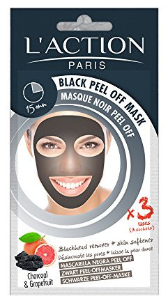L' azione Paris Peel-Off Maschera Viso Nero