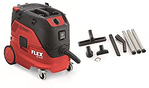 Flex Sicherheitssauger VCE 33 L MC (1200 W, Industriesauger mit Zubehör, Behälter 30 l, Füllmenge Flüssigkeiten 17 l, Schlauchlänge 4 m, mit Geräte-Steckdose) 444103