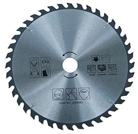 Kreissägeblatt für Holz 230 x 30 mm, 40 Zähne aus HM-Hartmetall, geeignet für Handkreissäge, Tischkreissägen und Kappsäge, sauberer Schnitt, langlebige Qualität