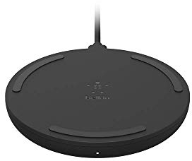 Belkin Base de Carga Inalámbrica BoostCharge de 10 W (Cargador Inalámbrico Rápido con Certificación Qi para iPhone y Teléfonos de Samsung, Google y Otros), Negro