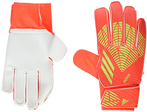 Unisex-Child Training Predator Goalie Gloves Solar Red/Team Solar Green/Team Solar Green 6
