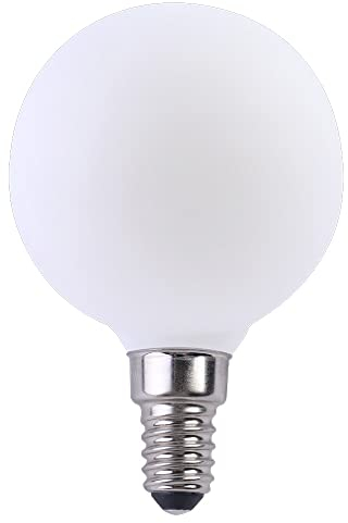 NCC-Licht LED Filament Leuchtmittel Globe G60 4W E14 opal 350lm warmweiß 2700K