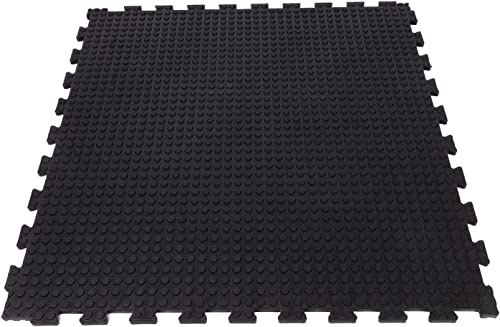 KARAT Tappetino in Gomma Vulcanizzata Nuovo per Box di Cavallo, Rivestimento Antiscivolo Puzzle per Stalle e Alloggi per Animali, Comodo Isolamento Resistente, senza Sostanze Nocive | 20 mm | 100x100