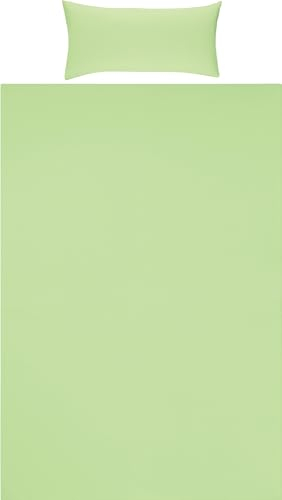 Erwin Müller Bettwäsche Traunstein Single-Jersey lindgrün Größe 1x 135x200 cm + 1x 40x80 cm