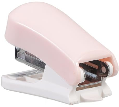 FUNNETOYU Mini-hefter Aus Kompakter Farbiger Heftstempel Tragbarer Hefter Für Studenten Schreibtisch-hefter Für Homeoffice Manueller Hefter Mit Glatter Innenführung