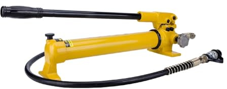 YOPNDFR Tube Length 1.8M/70in Manual Pump,Manual Hydraulic Pump CP-700, Oil Storage Capacity 2800cc, Suitable For All Kinds Of Separate Hydraulic Tools(CP-700)