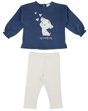 Prénatal, Completo Tuta Neonata Felpata, Leggings Lunghi e Felpa in Morbido Cotone, Abbigliamento Bambina