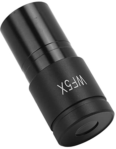 Aramox Mikroskopokular, Optiskt Glas Vidvinkelokular 23 Mm, Hög Ljustransmittans Hög ögonpunkt Stort Synfält för Biologiska Observationsstudenter Labs (WF5X)