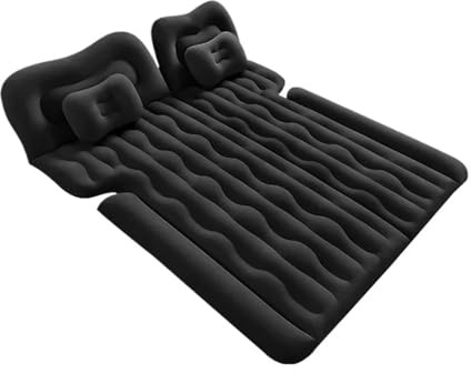 bilsäng Sovbädd i bilen Uppblåsbar bilsäng Trunk Leveling Pad | Madrass Liggunderlag omvandlat(Black)