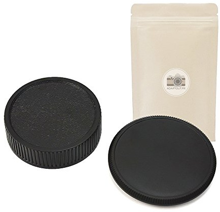 M42 Bouchon BOITIER + Bouchon D'OBJECTIF pour Appareil ET Objectif A Monture M42, T2 et M42X1 - ADAPTOUT Marque FRANÇAISE