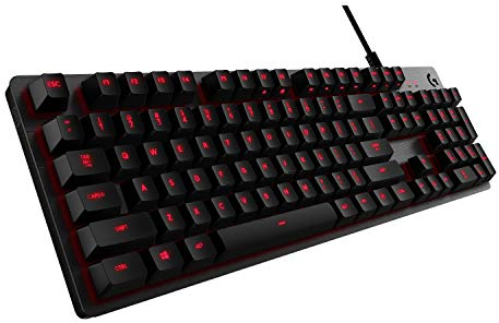 Logitech G 413 Teclado mecánico para Juegos, Romer-G Tactile Switches, USB Passthrough, AZERTY Belga Layout