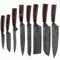 ROSS & MÜLLER – vielseitiges Profi Küchenmesser Set, 8-teiliges Messerset aus hochwertigem & rostfreiem Edelstahl mit Geschenkbox, langlebige Kochmesser mit ergonomischem Griff aus Pakka-Holz