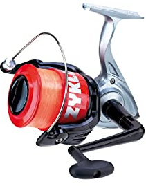 Mulinello da Pesca Sele ZYKLON con Nylon Imbobinato | 3 Cuscinetti, Anti-Ritorno Infinito, Corpo in Polimero HD | Uso Barca e Surfcasting, Guidafilo Maggiorato Anti-Salsedine (SIZE - 5000)