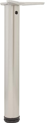 CAMAR Tischfuß zylindrisch Tischbein ø 60mm Möbelbein L 470mm Stahl verchromt